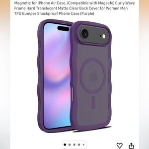 Magnetic Purple Shockproof iPhone Air Case